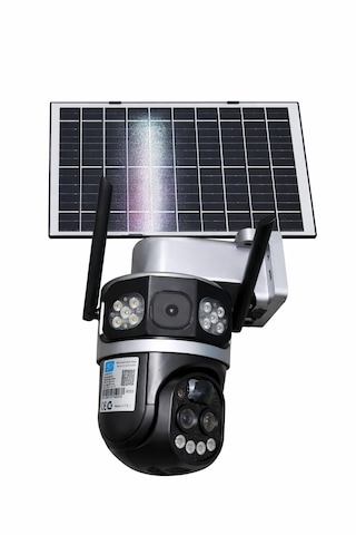 Okam 4035 Wifi Solar Kamera Kablosuz Güneş Panelli 7/24 Kesintisiz Güvenlik Gece Görüşlü