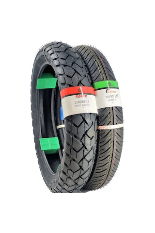 110/80-17 Ve 90/90-17 Mondial Z-one Takım Tl Tubeless - Dubleks Motosiklet Lastiği