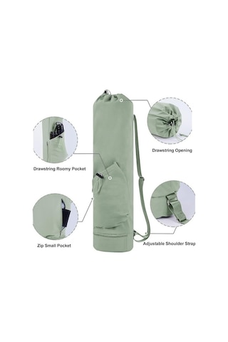 Trendooze Yoga Yeşil Taşıyıcı, Taşınabilir Su Spor Şişesi Matı Mat Kadın Islak İçin Fitness Erkek Egzersiz Cep, Cebi, Çantası Ayarlanabilir Askı, Alt Ge Yeşil