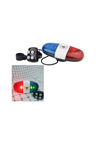 Bisiklet Polis Siren Kornası Açık Gri