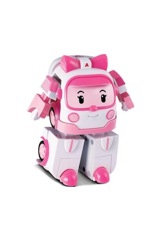 Robocar Poli Transforming Robot Figür Amber 44 Cats