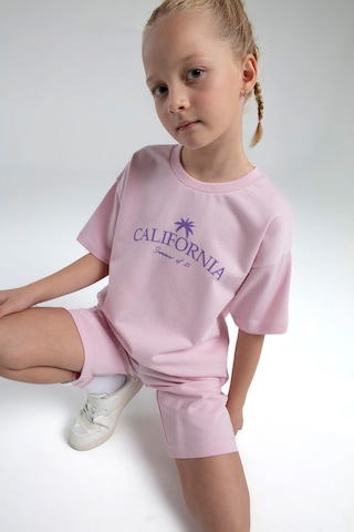 Rolypoly Kız Çocuk Pembe Bermuda Takım Rp3591-c-v1 Pembe