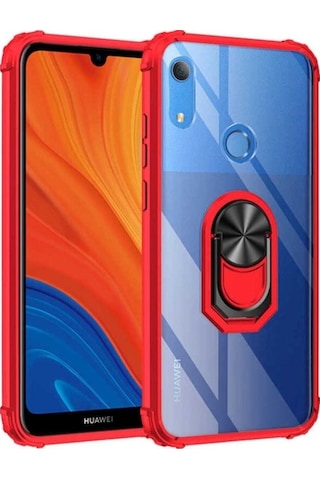 Huawei Y6s 2019 Kılıf Zore Mola Kapak Kırmızı