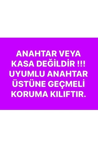Renault Avustralya Uyumlu Anahtar Koruma Kılıfı Siyah/mavi 2.resi