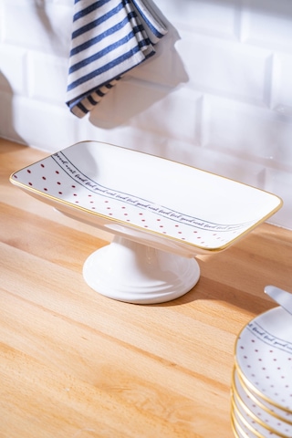 Acar Feel Good Ayaklı Sunum Tabağı 28.5 CM Çok Renkli
