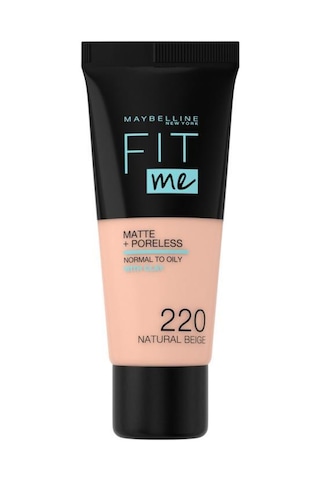 Maybelline New York Fit Me Matte+Poreless Fondöten 220 Natural Beige 30 ML