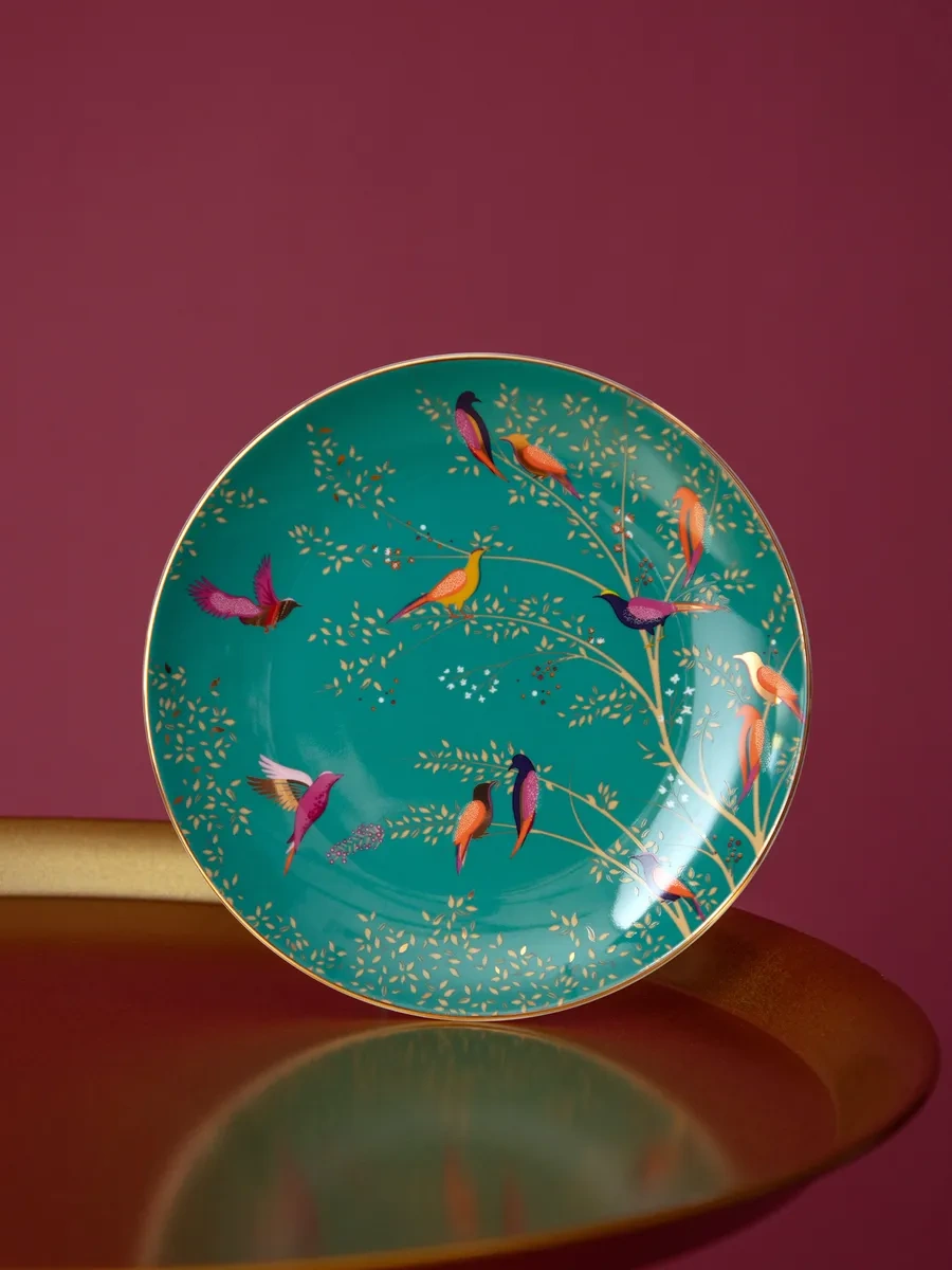 Lefard Golden Birds Meze Tabağı 20 Cm Porsel 335620044 Turkuaz