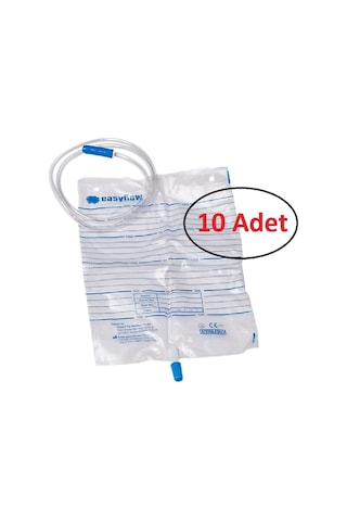 Musluklu Steril Idrar Torbası 2000 Ml 10'ui Paket