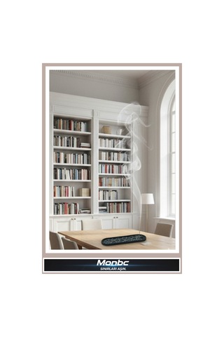 Monbc Modern Desenli Tütsülük 3d Tasarım Dekoratif Biblo, Hediyelik Ve Ev Ofis İçin Şık Aksesuar