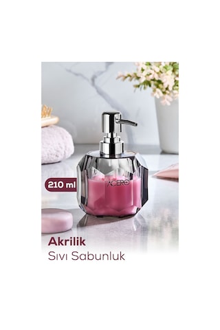 Vienev Akrilik Sıvı Sabunluk 210 Ml Antrasit 1997 Antrasit