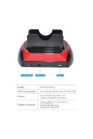 Techtic Harici Usb 3.0 Docking Combo 2.5 / 3.5 Ide Sata Hdd