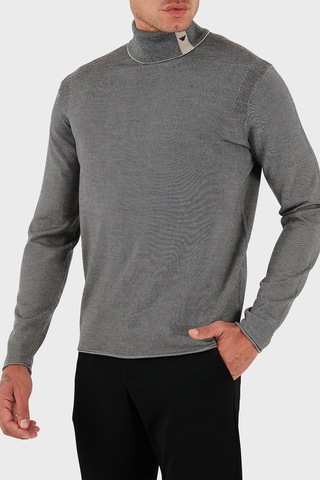 Emporio Armani Erkek Kazak Em002025 Af14195 Fb067 Lacivert-beyaz Lacivert-beyaz