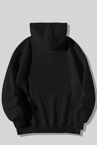 Harmandar Baskısız Siyah Cepli Kapüşonlu Sweatshirt Hoodie Okul Sweatshirt SiYAH