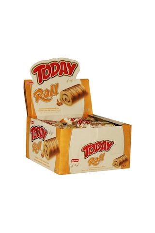 Today Swiss Roll Karamel Kek 35 Gr 24 Adet (1 Kutu)
