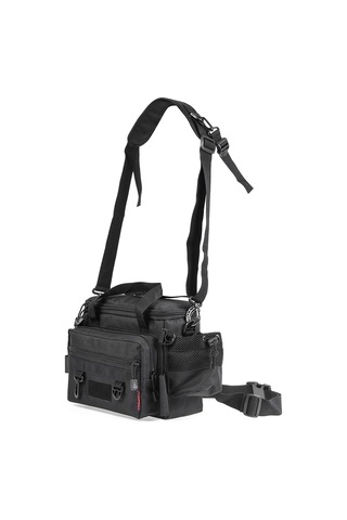 Su Geçirmez Balıkçılık Çanta Büyük Kapasiteli Çok Fonksiyonlu,siyah