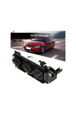 Meridiangoods 1h0820045d A/c Klima Kontrol Anahtarı Panel Vw Cabrio Golf Jetta Mk3 Vento Eurovan Yedek Parça