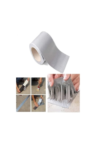 Su Geçirmez Çamur Bant 10cmx1.5m Alüminyum Güçlü Yapışkanlı Bant