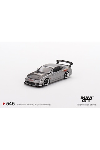 Mini Gt Nissan Silvia Top Secret S15 Silver Red - 545