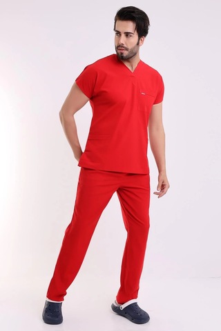 Bflex Unisex Likralı Yarasa Kol Takım - 6414 Kırmızı 6414 Kırmızı Soft