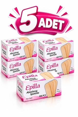Epilla Abeslang Tahta Dil Çubuğu -ağda Çubuğu-500 Adet