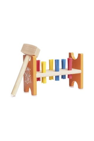 Baby Toys Ahşap Bebek Çak Tak Oyunu