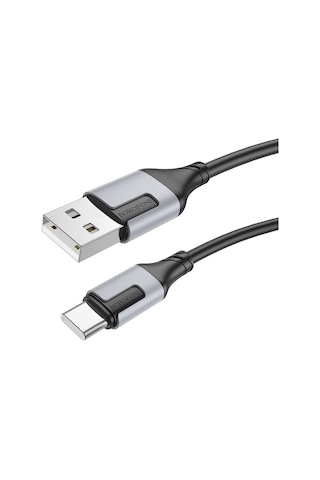 Borofone 3.0a Şarj, Data Kablosu Usb To Type-c - Bx101 Siyah