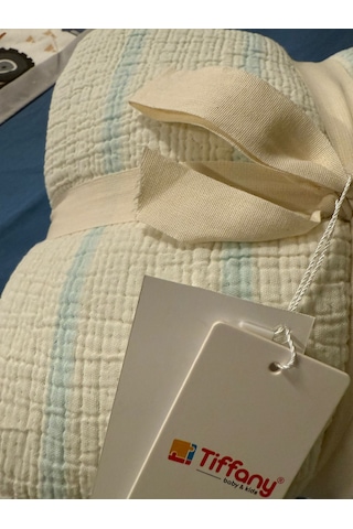 Tiffany Baby Çift Taraflı Müslin Battaniye 160x195 Cm Mint