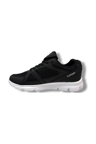 Luttoon 251-26 Anorak Deri Anatomik Sneaker Siyah Beyaz 36-39