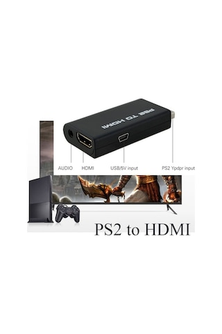 Ps2 To Hdmi Çevirici Tv Kablosu Adaptör Dönüştürücü Çevirici