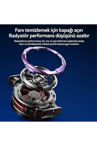 Memo Cx08 Pro 18w Oyuncu Telefon Soğutucu Manyetik Telefon Fanı