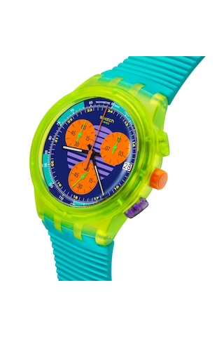 Swatch Susj404 Swatch Neon Wave" Unisex Kol Saati
