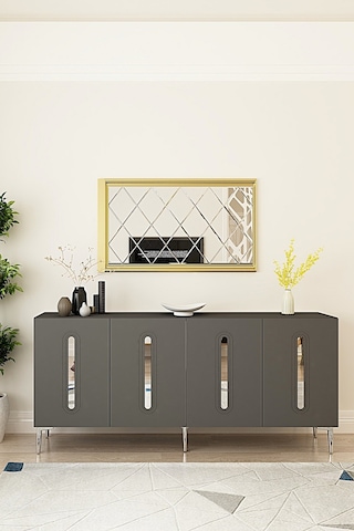Ka1810as Rany Konsol ,tv Sehpası Antrasit-silver 180cm