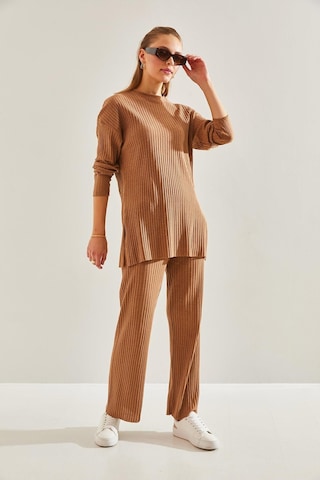 Shade Kadın Fitilli Kaşkorse Alt Üst Takım 60201024 - Camel