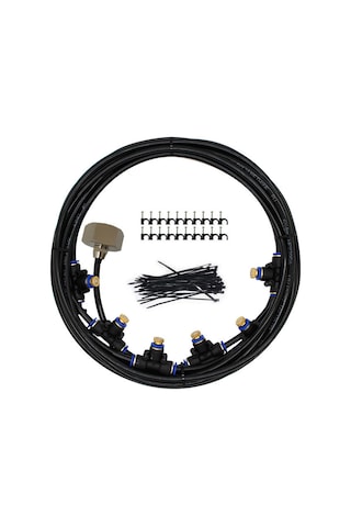 Yunboo "dayanıklı Pirinç Bahçe Sisleme Sistemi - 6-26 Nozüllü, 6-18m Pe Hortum, Serinletme Ve Sulama İçin"