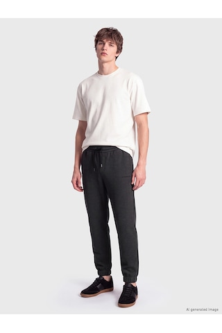 LC Waikiki Xsıde Gri Regular Fit Erkek Jogger Eşofman Altı Dark Grey