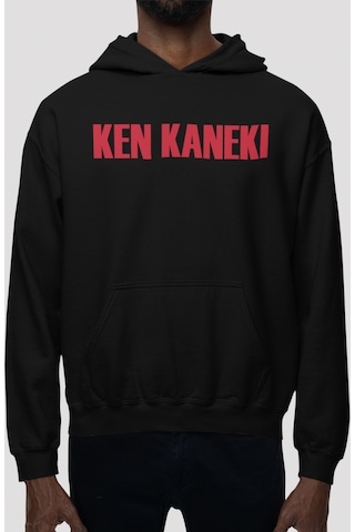 Sevbano Ken Kaneki Tokyo Ghoul Anime Sırt Baskılı Unisex Oversize Penye H Siyah