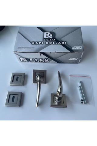 Nikel Kare 2021 Wc Kapı Kolu Ön - Arka Takım