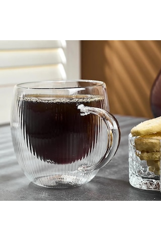 Perotti Lineo Çift Cidarlı Kupa 250 Ml Çok Renkli