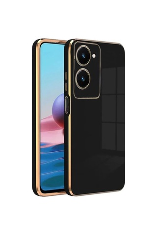 Vivo Y18 Kılıf Volet Silikon - Siyah Çokrenkli