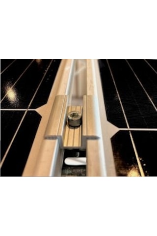 İnges - Güneş Paneli Montaj Aparatı 10 Adet Orta Tutucu 10 Adet Kenar Sonlandırıcı - Solar Montaj