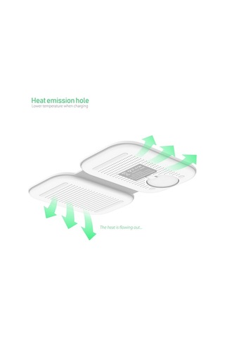 Pazly 15 W Manyetik Katlanabilir Kablosuz 3'ü 1 Arada Hızlı Şarj İstasyonu - Multifonksiyonel, Siyah/beyaz, İçin Mükemmel