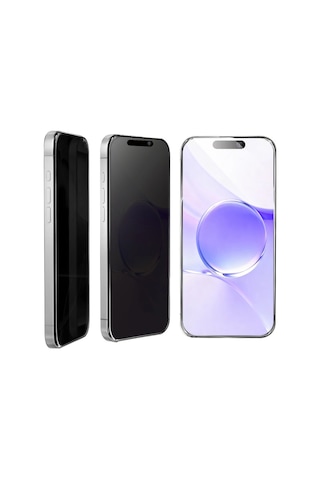 Apple iPhone Uyumlu 15 Pro Bilvis 5in1 5d Magic Hayalet Cam Ekran Koruyucu - Siyah 29961406