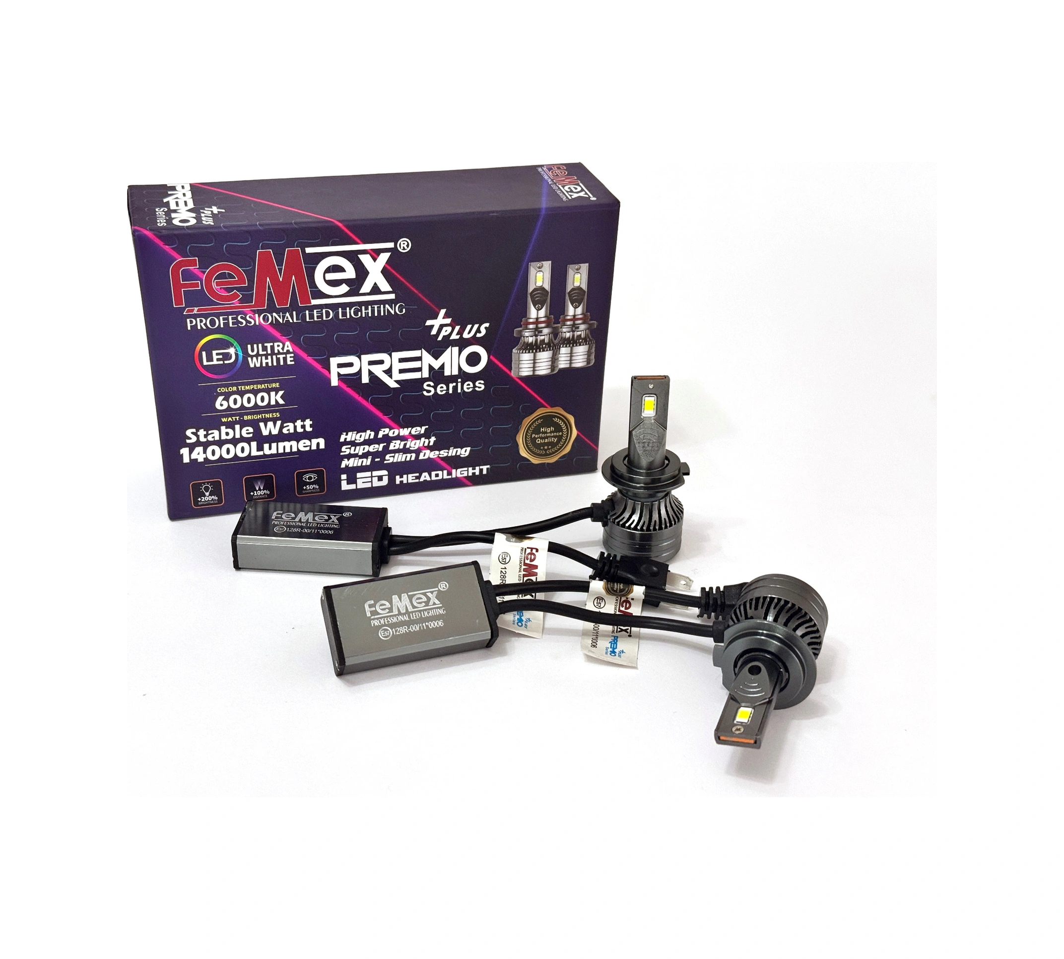 Mercedes C180 W204 Araçlar İçin Led Xenon Kısa Far Aydınlatma Ampulu Led Femex Premio Plus H7