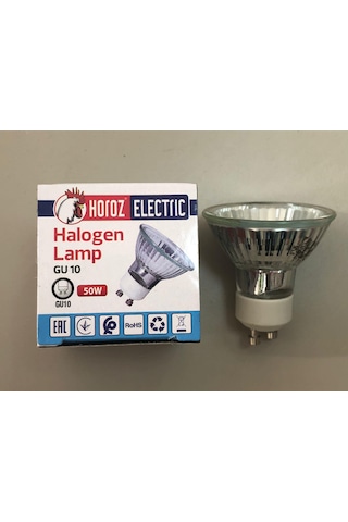 5 Adet 220v 50w Gu 10 Halojen Lamba Dimmer Uyumlu