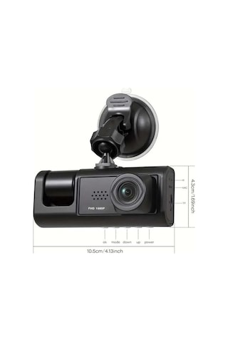 Supermarket1 Dv300 3 Kameralı Araç İçi Kayıt, 2.8 Ips Ekran, Yüksek Kalite