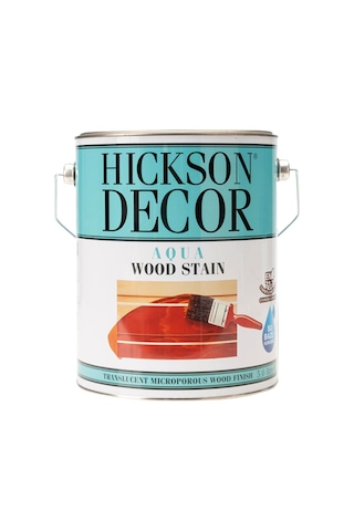 Hickson Decor Ultra Aqua Wood Stain Dış Cephe Ahşap Boyası 5 Lt Afrormosia