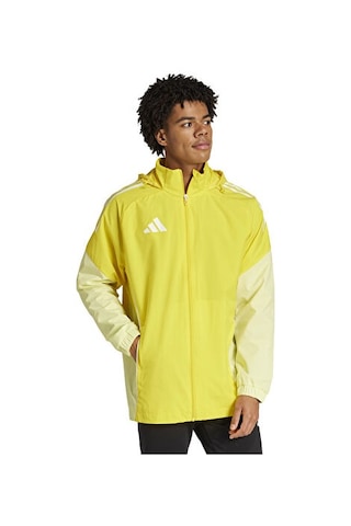 Adidas Tiro25c Aw Jkt Erkek Futbol Antrenman Yağmurluk Jı8958 Sarı Sarı