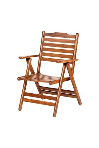 Ürgüp Katlanır Ahşap Bahçe Balkon Seti: 90Lık Masa + 2 Sandalye