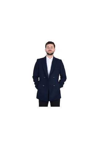 Cengiz İnler Kısa Kruvaze Erkek Kaşe Kaban 001