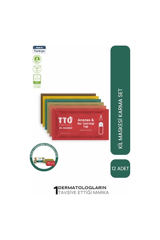Tto Thermal Kil Maskesi Karma Kutu – Gözenek Arındırıcı & Dengeleyici Maske